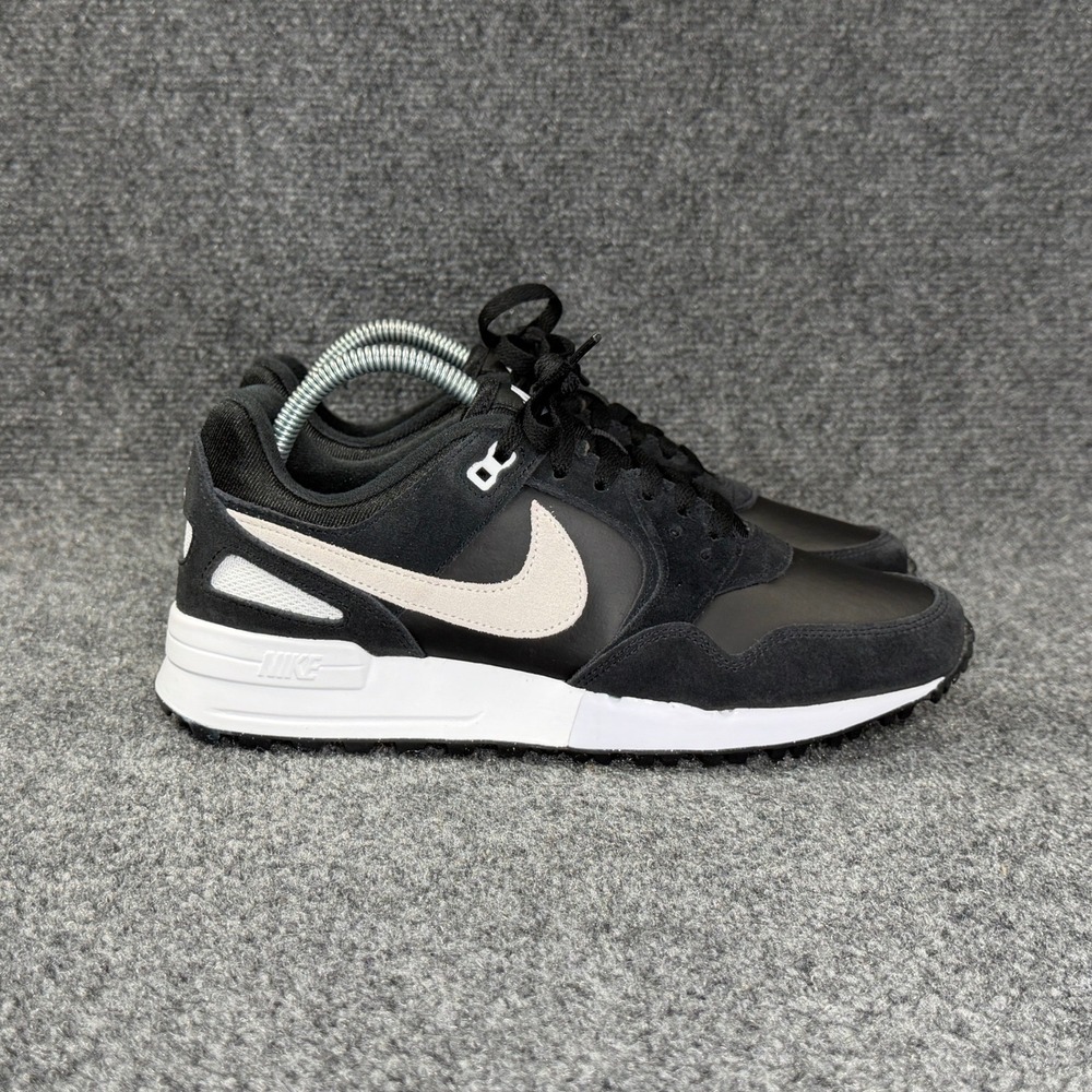 Nike Air Pegasus '89 Golf Shoes Men's 7 Black White Athletic Spikeless Sneakers
